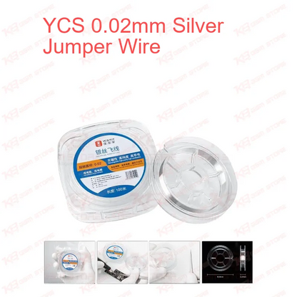 YCS 0.02mm Silver Jumper Wire