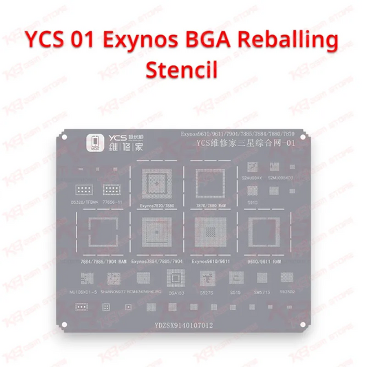 YCS 01 Exynos BGA Reballing Stencil