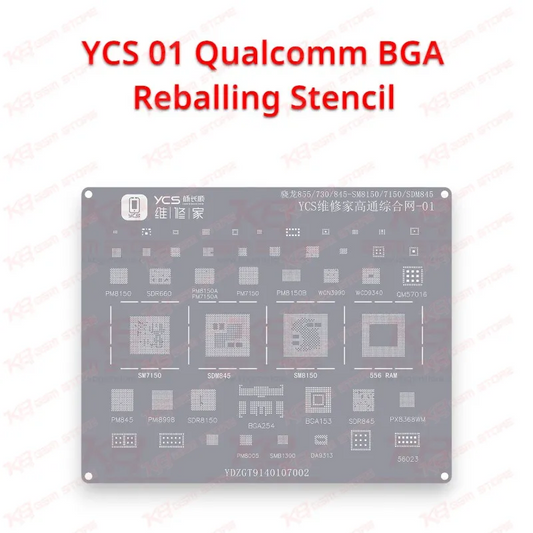 YCS 01 Qualcomm BGA Reballing Stencil