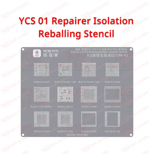 YCS 01 Repairer Isolation Reballing Stencil