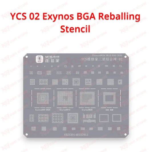 YCS 02 Exynos BGA Reballing Stencil