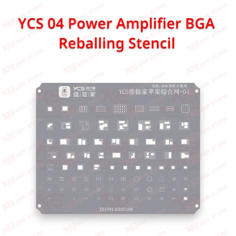 YCS 04 Power Amplifier BGA Reballing Stencil