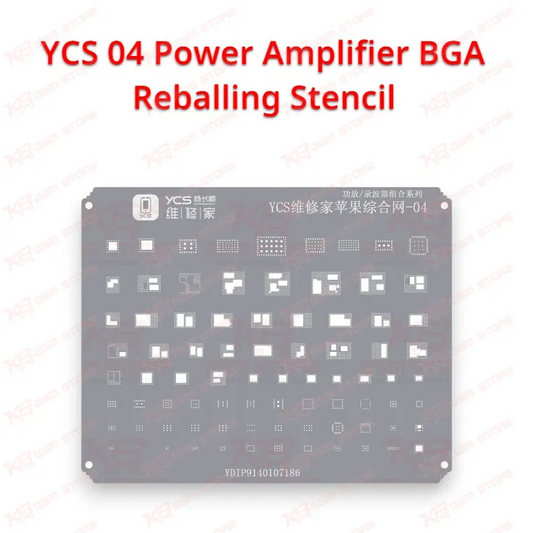 YCS 04 Power Amplifier BGA Reballing Stencil