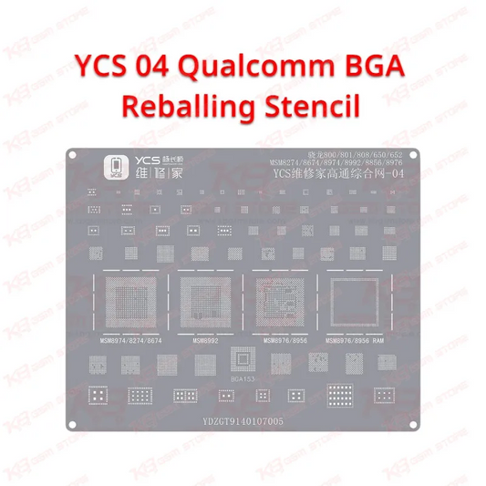 YCS 04 Qualcomm BGA Reballing Stencil
