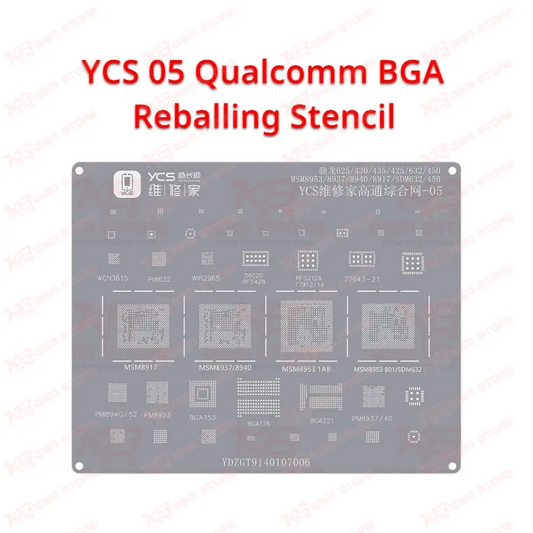 YCS 05 Qualcomm BGA Reballing Stencil