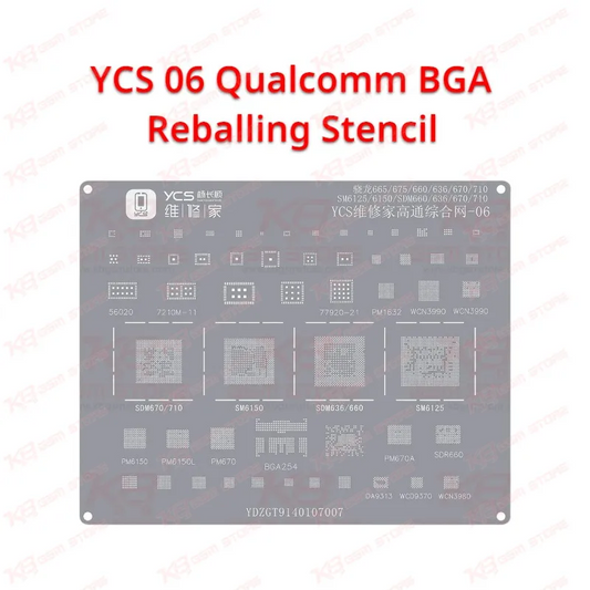 YCS 06 Qualcomm BGA Reballing Stencil