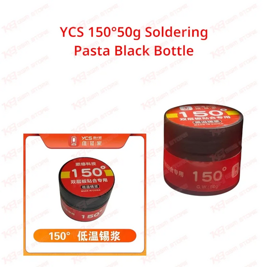 YCS 150°50g Soldering Pasta Black Bottle