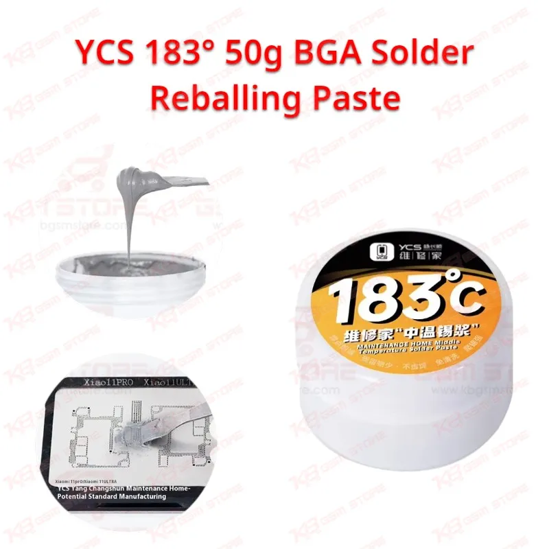 YCS 183° 50g BGA Solder Reballing Paste