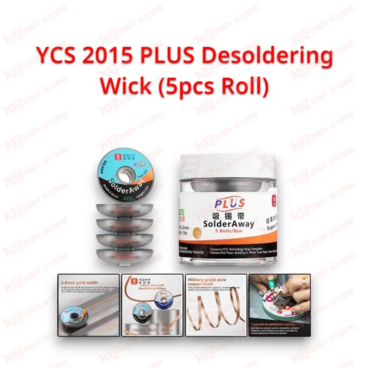 YCS 2015 PLUS Desoldering Wick (5pcs Roll)