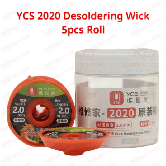 YCS 2020 Desoldering Wick 5pcs Roll
