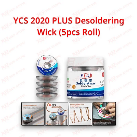 YCS 2020 PLUS Desoldering Wick (5pcs Roll)