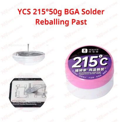 YCS 215°50g BGA Solder Reballing Past