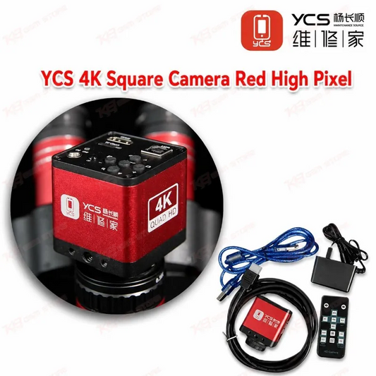 YCS 4K Square Camera Red High Pixel