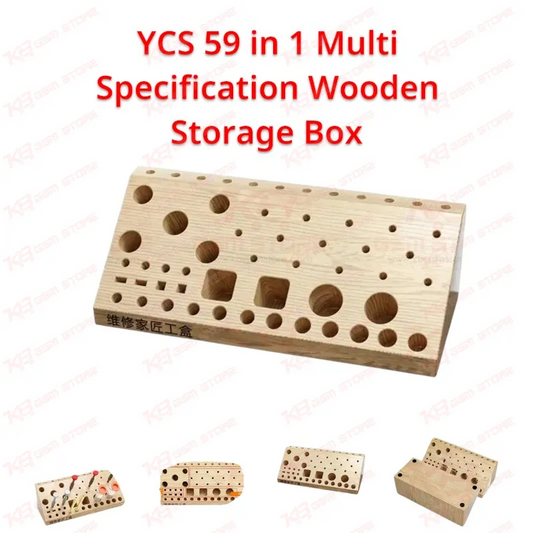 YCS 59 in 1 Multi Specification Wooden Storage Box