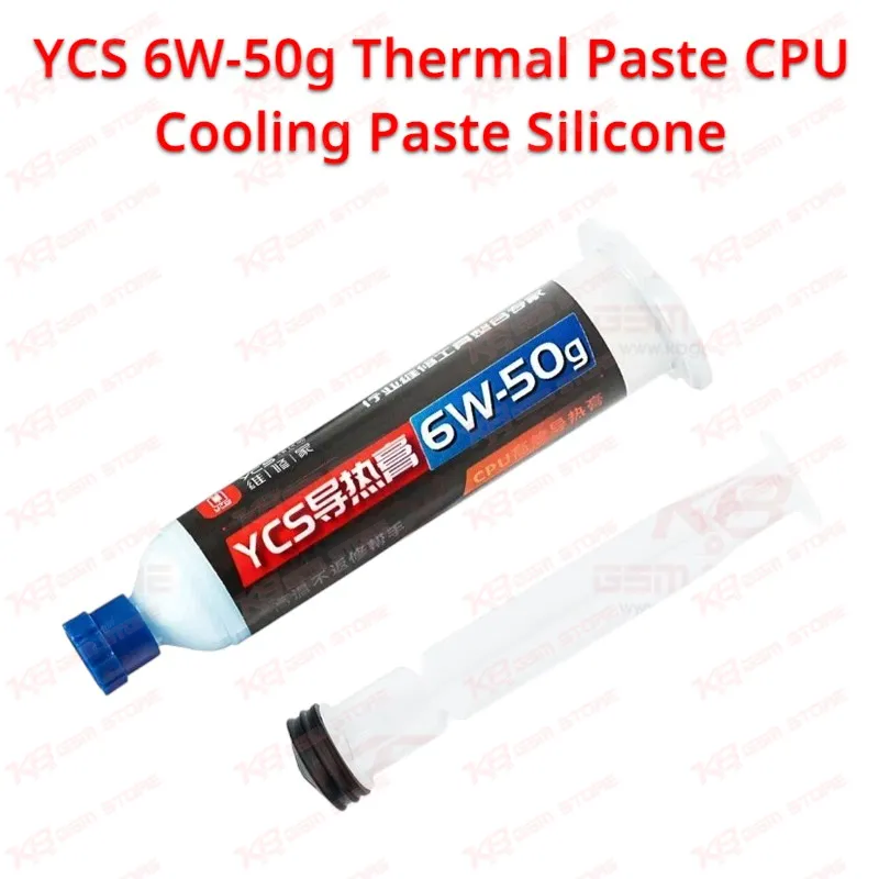 YCS 6W-50g Thermal Paste CPU Cooling Paste Silicone