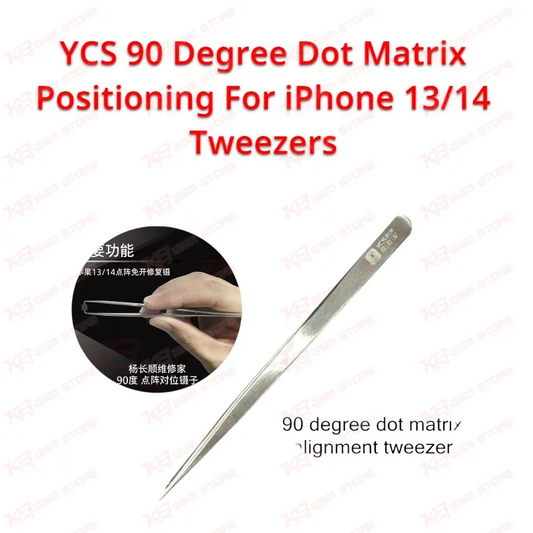 YCS 90 Degree Dot Matrix Positioning For iPhone 1314 Tweezers