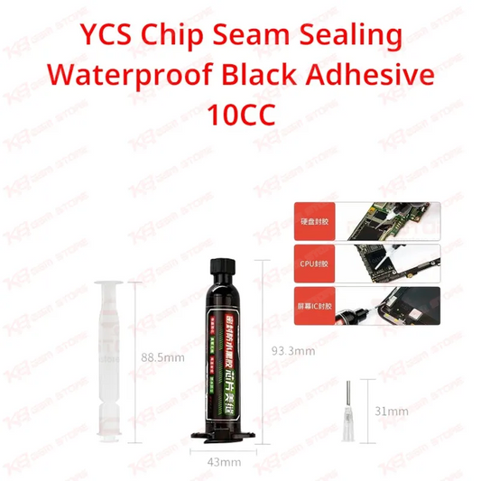 YCS Chip Seam Sealing Waterproof Black Adhesive 10CC