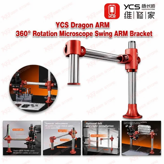 YCS Dragon Arm 360° Rotation Microscope Swing Arm Bracket