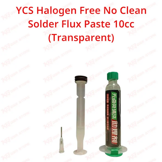 YCS Halogen Free No Clean Solder Flux Paste 10cc (Transparent)