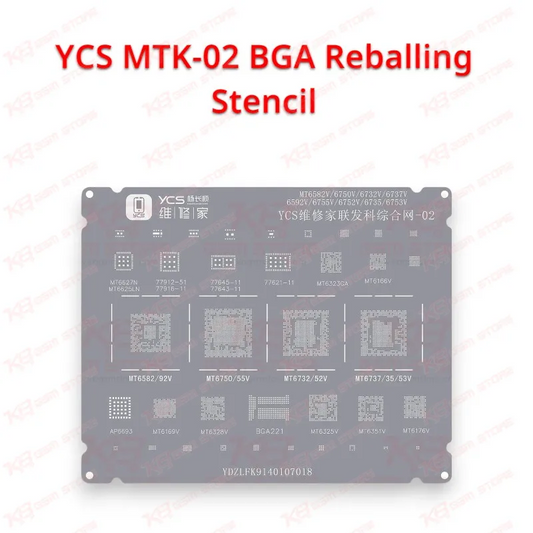 YCS MTK-02 BGA Reballing Stencil