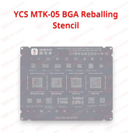 YCS MTK-05 BGA Reballing Stencil