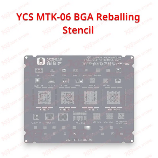 YCS MTK-06 BGA Reballing Stencil