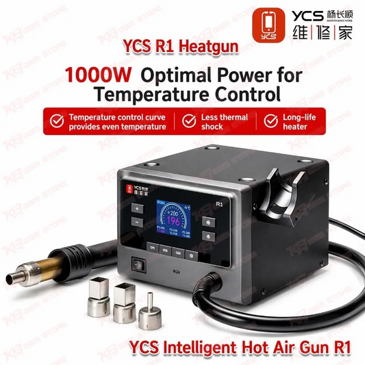 YCS R1 Soldering Station Hot Air Gun with 4 Nozzles