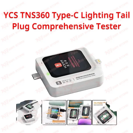 YCS TNS360 Type-C Lighting Tail Plug Comprehensive Tester