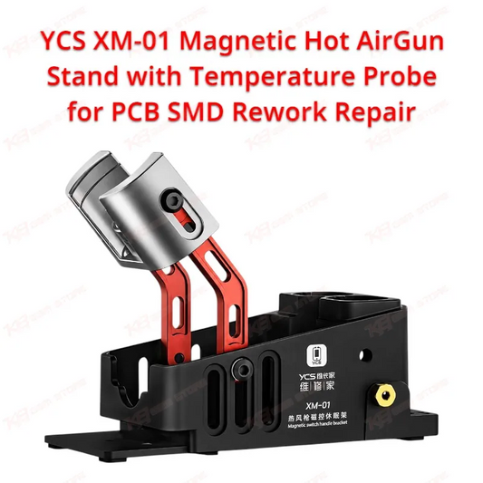 YCS XM-01 Magnetic Hot Air Gun Stand with Temperature Probe for PCB SMD Rework
