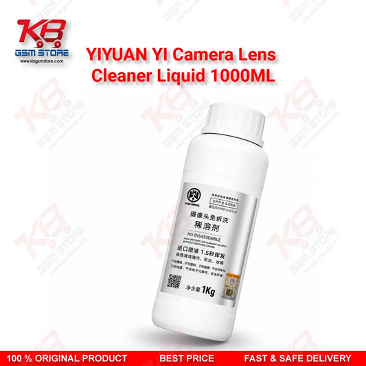 YIYUAN Camera Cleaner No-Disassembly Thin Solvent 1000ml – Mobile Camera Black Spot Cleaning Solution