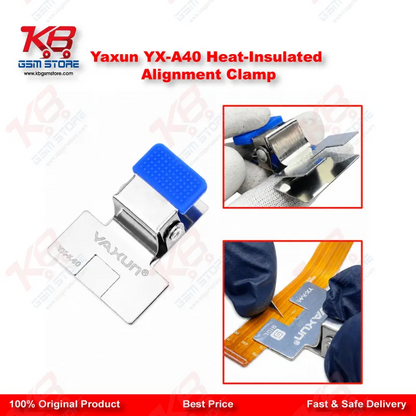 Yaxun YX-A40 Heat-Insulated Alignment Clamp – FPC & Display IC Soldering Fixture