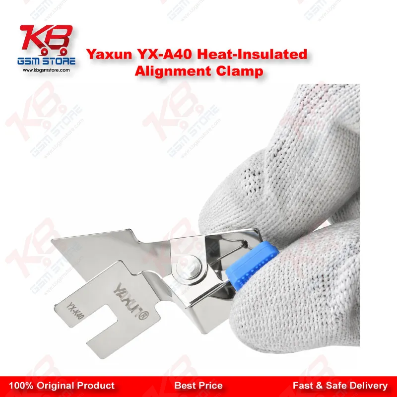 Yaxun YX-A40 Heat-Insulated Alignment Clamp – FPC & Display IC Soldering Fixture