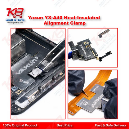Yaxun YX-A40 Heat-Insulated Alignment Clamp – FPC & Display IC Soldering Fixture