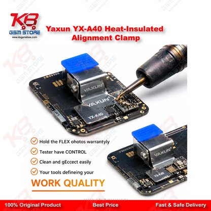 Yaxun YX-A40 Heat-Insulated Alignment Clamp – FPC & Display IC Soldering Fixture