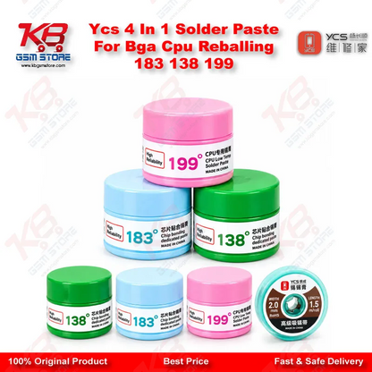 Ycs 4 In 1 Solder Paste For Bga Cpu Reballing 183 138 199