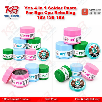 Ycs 4 In 1 Solder Paste For Bga Cpu Reballing 183 138 199