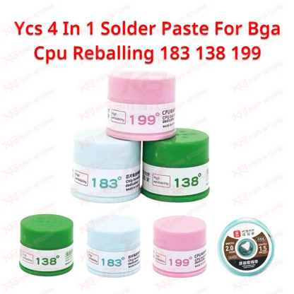 Ycs 4 In 1 Solder Paste For Bga Cpu Reballing 183 138 199