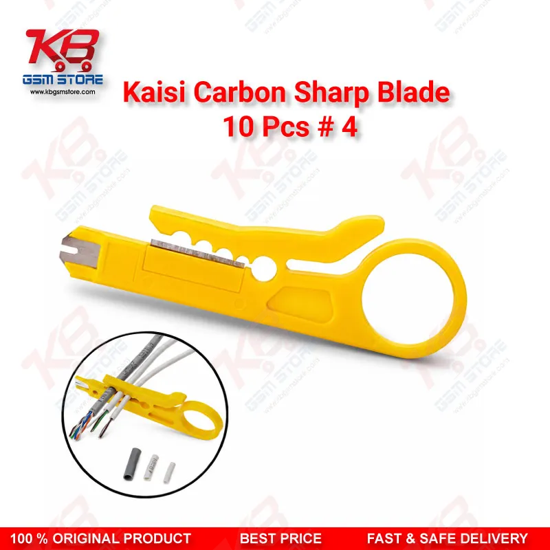 Yellow Mini Wire Cable Cutter & Stripper Plier – Compact Punch-Down Tool for Repair Benches