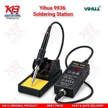 Yihua 9936 Soldering Station – 30W Portable Digital Temperature Controlled Soldering Iron Station for Mobile Repair