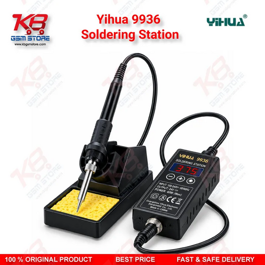Yihua 9936 Soldering Station – 30W Portable Digital Temperature Controlled Soldering Iron Station for Mobile Repair
