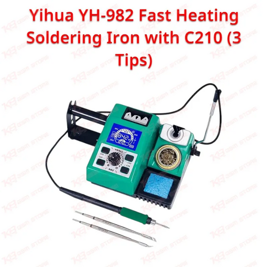 Yihua YH-982 Fast Heating Soldering Iron with C210 (3 Tips)