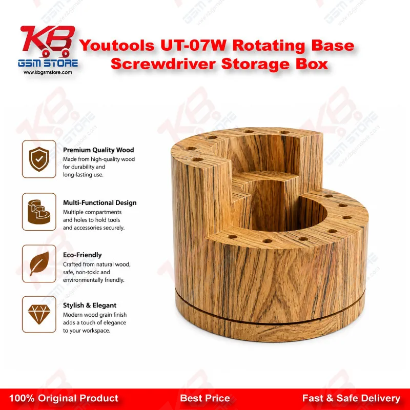 Youtools UT-07W Rotating Base Screwdriver Storage Box