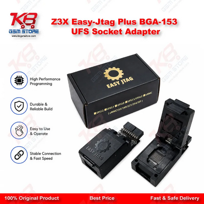 Z3X Easy-Jtag Plus BGA-153 UFS Socket Adapter