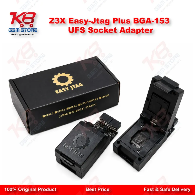 Z3X Easy-Jtag Plus BGA-153 UFS Socket Adapter