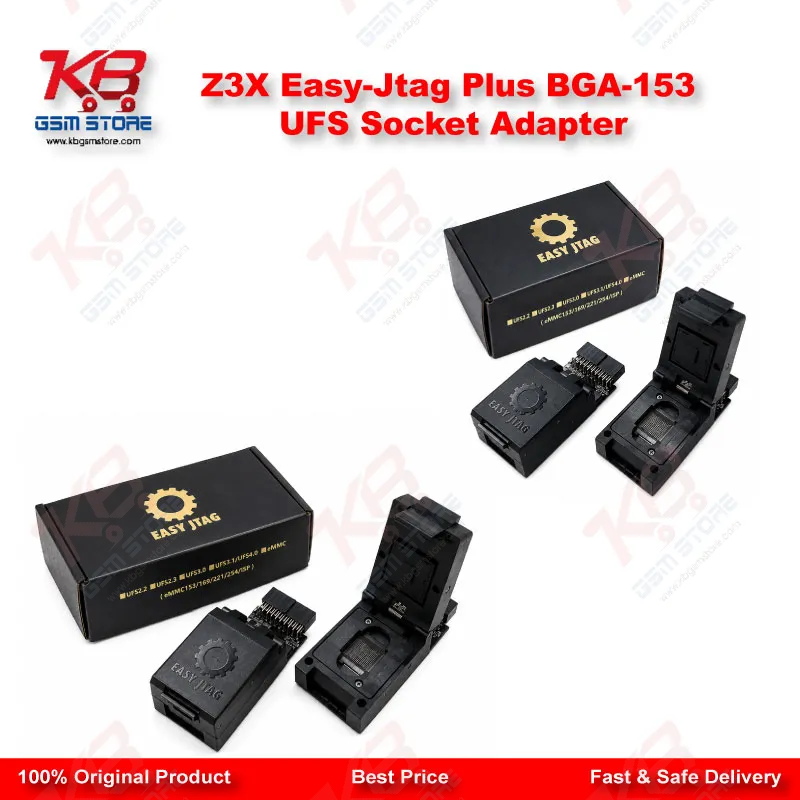 Z3X Easy-Jtag Plus BGA-153 UFS Socket Adapter