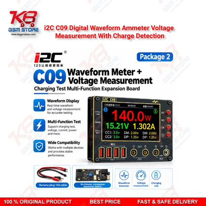 i2C C09 Digital Waveform Ammeter  Voltage Measurement With Charge Detection