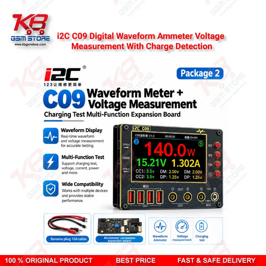 i2C C09 Digital Waveform Ammeter  Voltage Measurement With Charge Detection