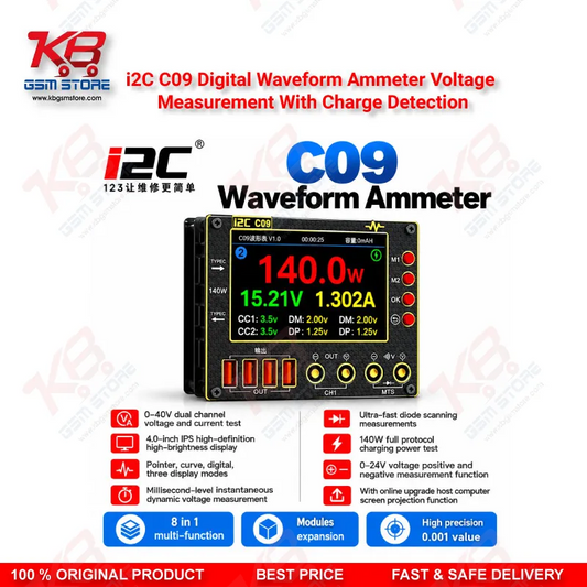 i2C C09 Digital Waveform Ammeter  Voltage Measurement With Charge Detection