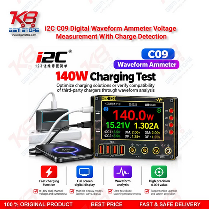 i2C C09 Digital Waveform Ammeter  Voltage Measurement With Charge Detection