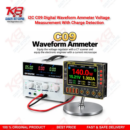 i2C C09 Digital Waveform Ammeter  Voltage Measurement With Charge Detection